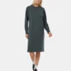 Tentree French Terry Long Sleeve Crew Dress -Tentree Store Green Women s Organic Cotton Pullover Dress TCW4526 2277 4
