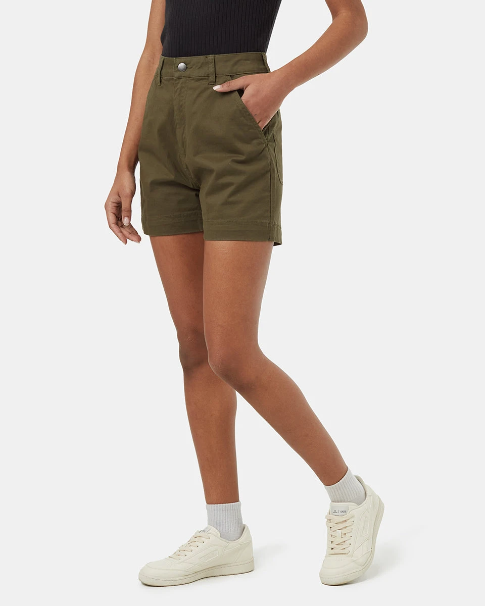Tentree Twill High Waist Short 3 Tentree Twill High Waist Short