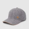 Tentree Cork Icon Hemp Elevation Hat 2 Tentree Cork Icon Hemp Elevation Hat -Tentree Store Grey 6 PanelMedium Profile Baseball Cap TAU4775 3192 4