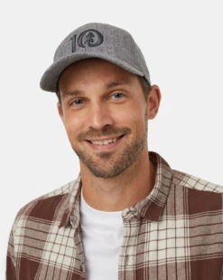 Tentree Logo Hemp Thicket Hat -Tentree Store Grey Adjustable Hemp Baseball Cap TAU4776 3585 1 cf60156f 0091 4238 a7ff 827b3b1cb647