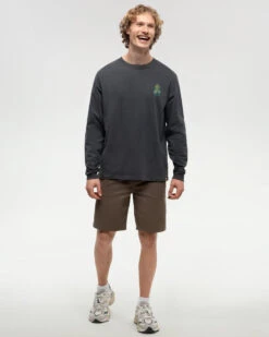 Tentree Emerald Edge Longsleeve 8 Tentree Emerald Edge Longsleeve -Tentree Store Grey Crew Neck Graphic Longsleeve Top TCM6133 5412 4