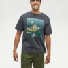 Tentree Emerald Edge Relaxed T-Shirt -Tentree Store Grey Crew Neck Graphic Shortsleeve T Shirt TCM6129 5398 1