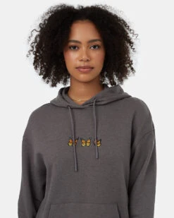 Tentree Monarch Hoodie 11 Tentree Monarch Hoodie -Tentree Store Grey Loose Fitting Embroidered Graphic Hoodie TCW4946 2465 3