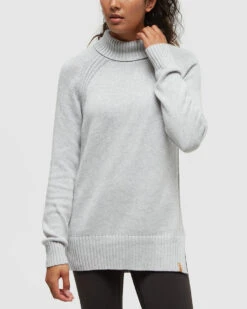 Tentree Spokane Sweater -Tentree Store Grey Relax Organic Cotton Woven Sweater TCW6325 1512 2