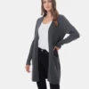 Tentree Highline Wool Cardigan 2 Tentree Highline Wool Cardigan -Tentree Store Grey Women sWoolMidLengthCardigan TCW2507 08122 1