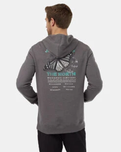 Tentree Monarch Highway Hoodie -Tentree Store Grey butterfly graphic TCM5077 2601 2