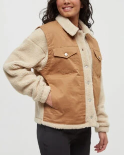 Tentree Pendle Shacket 9 Tentree Pendle Shacket -Tentree Store Multi Oversized Bonded Sherpa Fleece Jacket TCW6269 5814 2