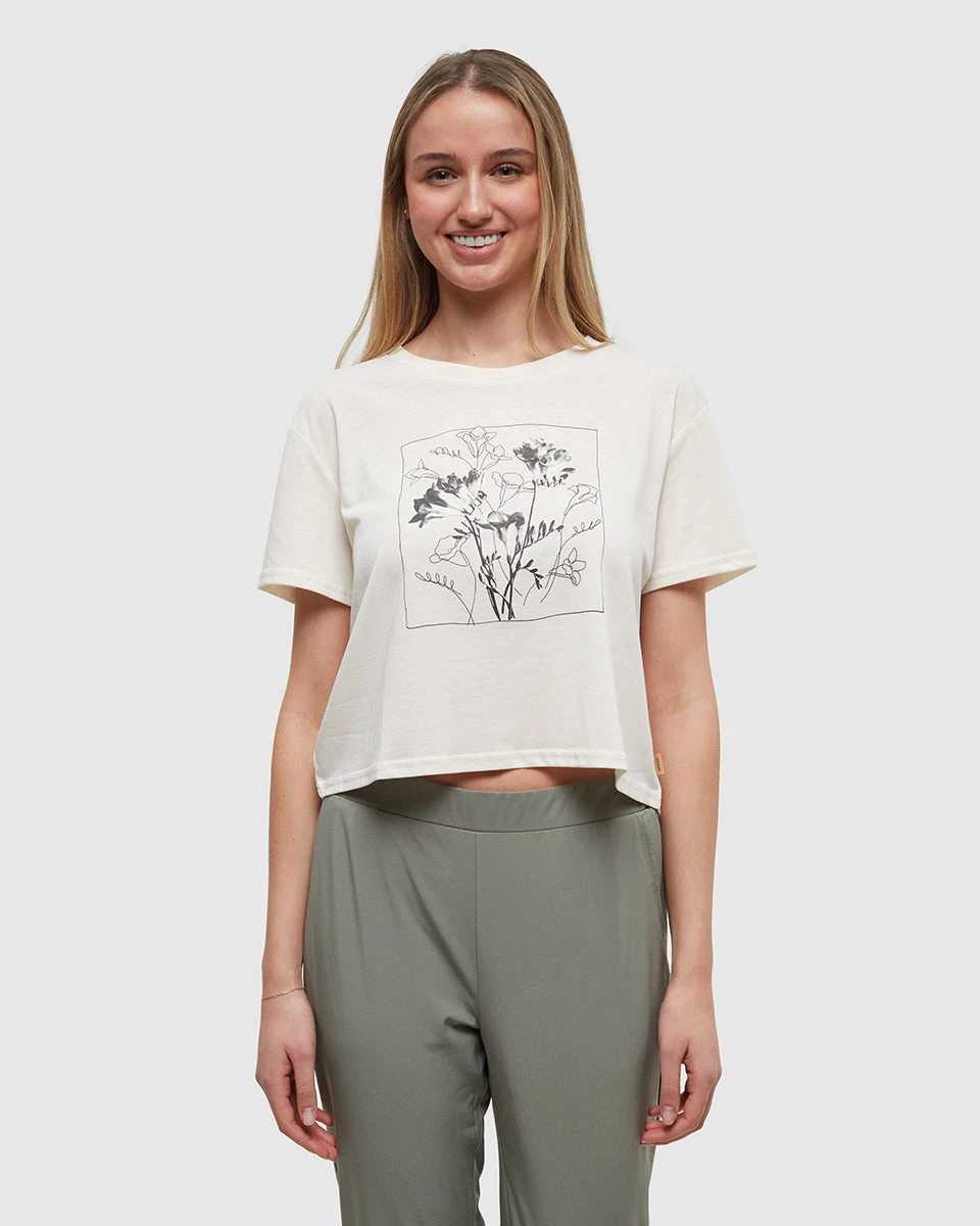 Tentree Floral Crop T-Shirt 3 Tentree Floral Crop T-Shirt