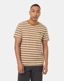 Tentree TreeBlend Stripe Button Pocket T-Shirt