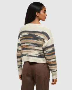 Tentree Prospect Sweater 8 Tentree Prospect Sweater -Tentree Store Oatmeal Oversized Tri Blend Yarn Sweater TCW6320 5810 1