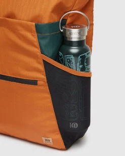 Tentree Gibsons Tote Pack -Tentree Store Orange Recycled Polyester Tote BackPack TAU6249 5820 3