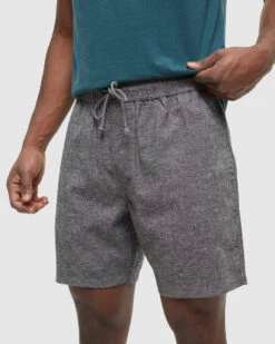 Tentree Hemp Joshua Short -Tentree Store TCM1939 3192 graphite heather regular fit pull on short 3