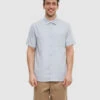 Tentree Dundas Shirt 2 Tentree Dundas Shirt -Tentree Store TCM4793 5302 blue haze button front shortsleeve shirt 3