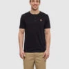 Tentree Baker Henley 1 Tentree Baker Henley -Tentree Store TCM6345 0164 meteorite black basic shortsleeve button t shirt 1