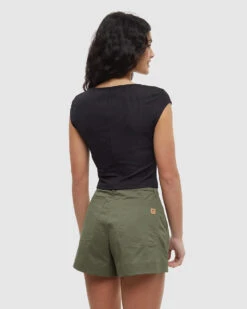 Tentree Piper T-Shirt 7 Tentree Piper T-Shirt -Tentree Store TCW6166 0164 meteorite black regular fit scoop neck t shirt 2