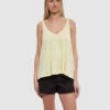 Tentree Selkirk Tank -Tentree Store TCW6168 4165 sunray relaxed fit v neck flowy tank 1