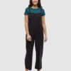 Tentree Sequoia Jumpsuit 2 Tentree Sequoia Jumpsuit -Tentree Store TCW6188 0164 meteorite black Adjustable Straps Jumpsuit 1