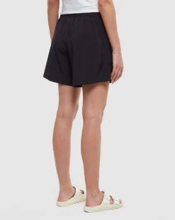 Tentree Solstice Short 8 Tentree Solstice Short -Tentree Store TCW6197 0164 meteorite black Flat Front Pull On Short 3