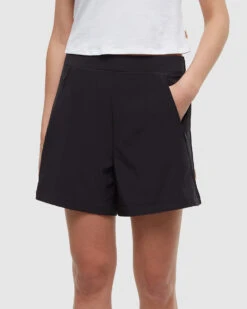 Tentree Solstice Short 9 Tentree Solstice Short -Tentree Store TCW6197 0164 meteorite black Flat Front Pull On Short 4