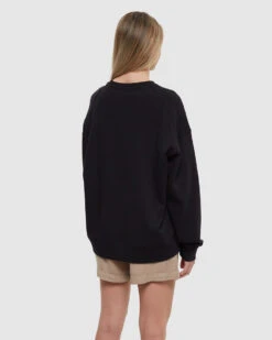 Tentree Bluffs Crew 7 Tentree Bluffs Crew -Tentree Store TCW6235 0164 meteorite black treefleece oversized crew 3