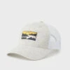 Tentree Sunrise Fleck Jersey Elevation Hat 2 Tentree Sunrise Fleck Jersey Elevation Hat -Tentree Store White Adjustable Organic CottonBaseball Cap TAU5129 0539 1