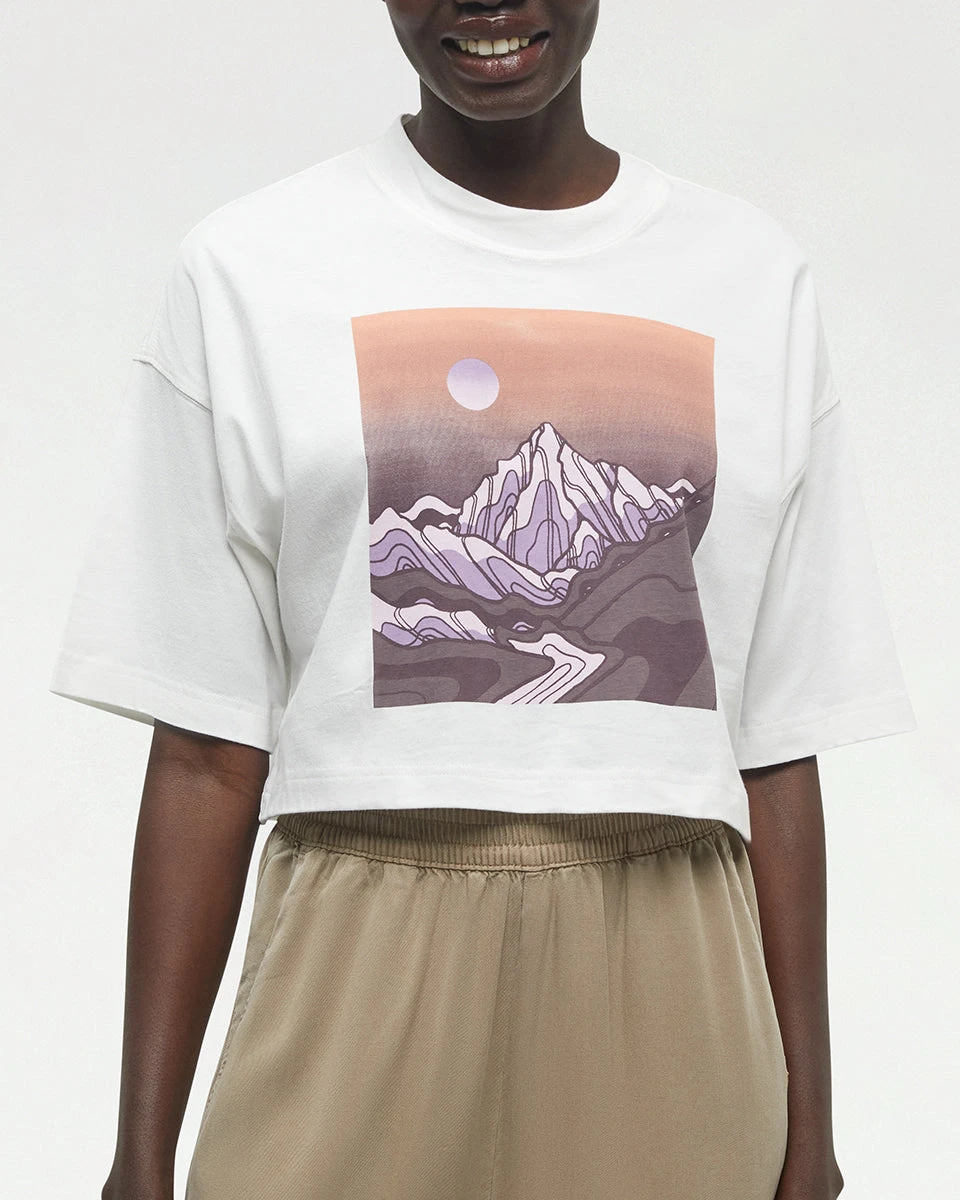 Tentree Emerald Edge Oversized Crop T-Shirt 6 Tentree Emerald Edge Oversized Crop T-Shirt - Image 4