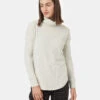 Tentree Highwood Turtleneck 2 Tentree Highwood Turtleneck -Tentree Store White Women s Waffle Knit Sweater TCW5563 3191 2