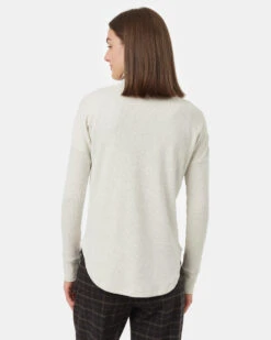 Tentree Highwood Turtleneck 10 Tentree Highwood Turtleneck -Tentree Store White Women s Waffle Knit Sweater TCW5563 3191 6