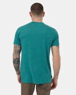 Tentree Hemp Step Hem T-Shirt -Tentree Store green basic tee TCM2630 2364 2