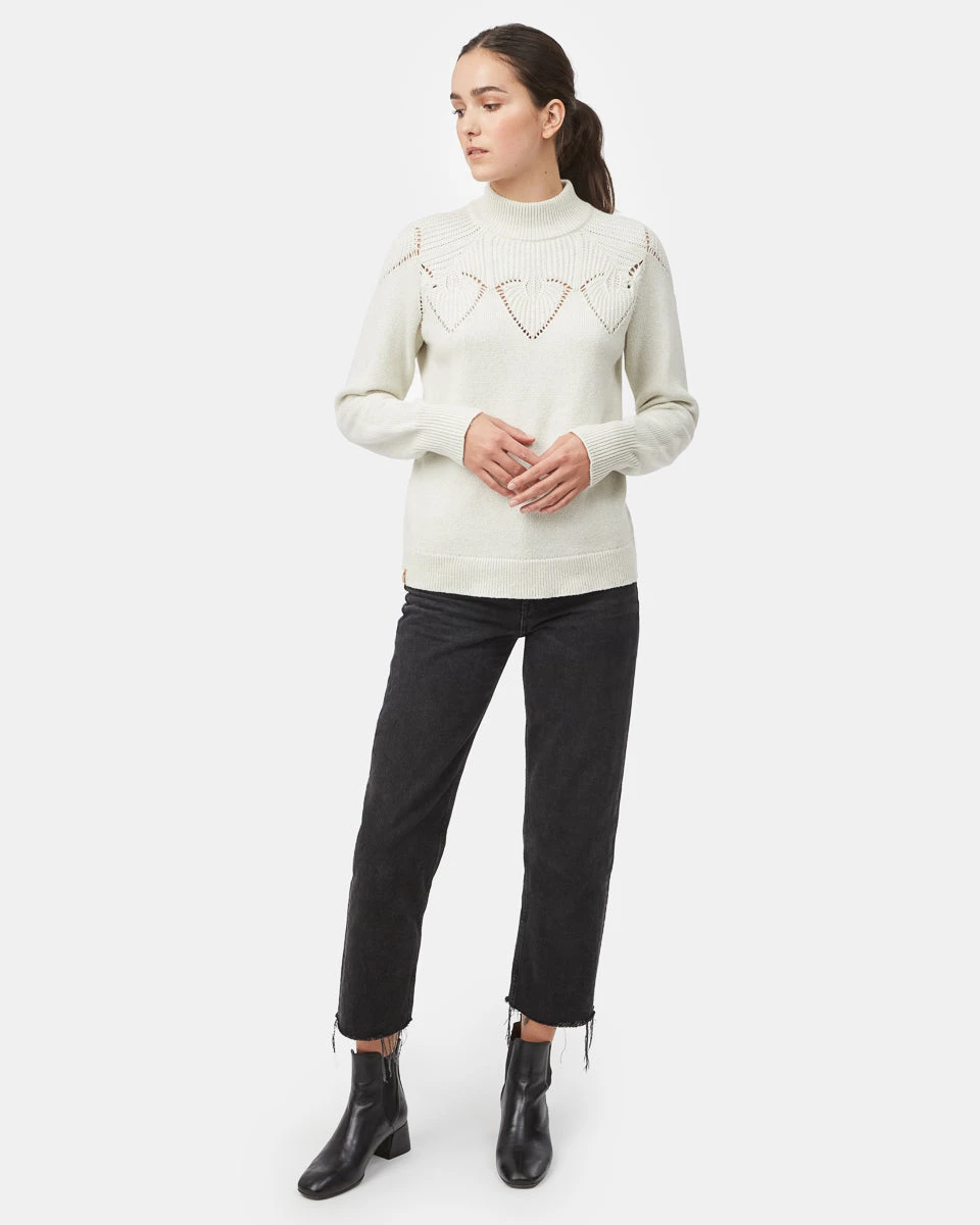Tentree Highline Pointelle Turtleneck Sweater 4 Tentree Highline Pointelle Turtleneck Sweater - Image 2